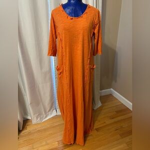 A Rare Bird Orange Women's Dress